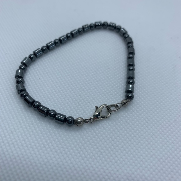 Hematite Beaded Bracelet - Picture 2 of 3